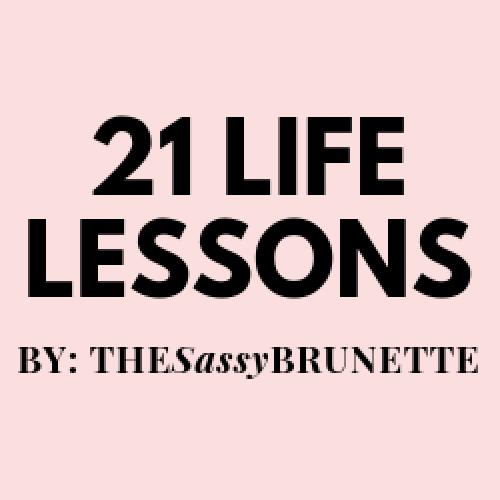 21 life lessons